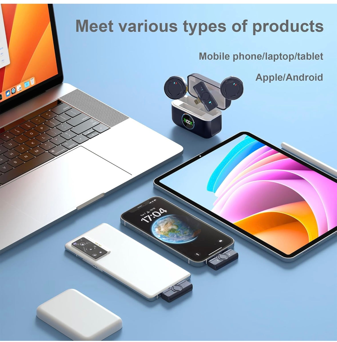 🎤 G8 Dual Wireless Microphone Set 🔥✨