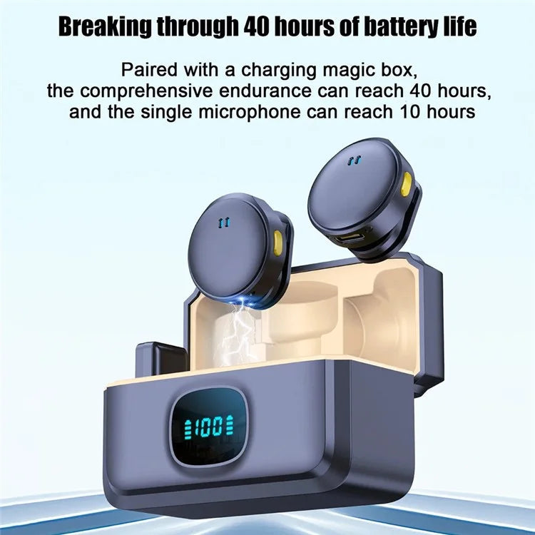 🎤 G8 Dual Wireless Microphone Set 🔥✨