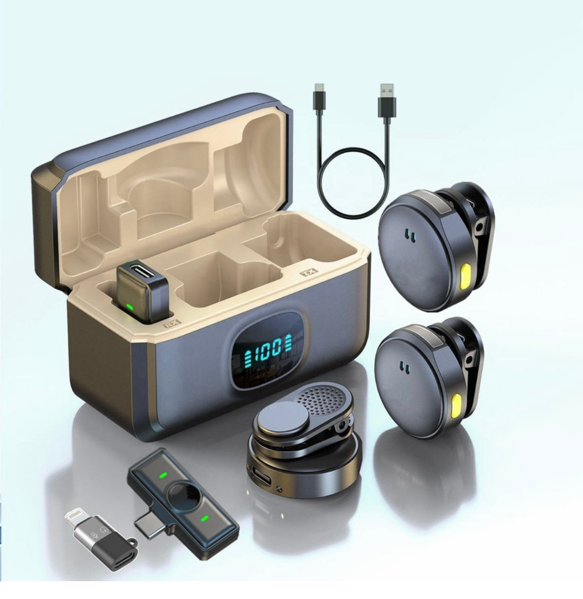 🎤 G8 Dual Wireless Microphone Set 🔥✨