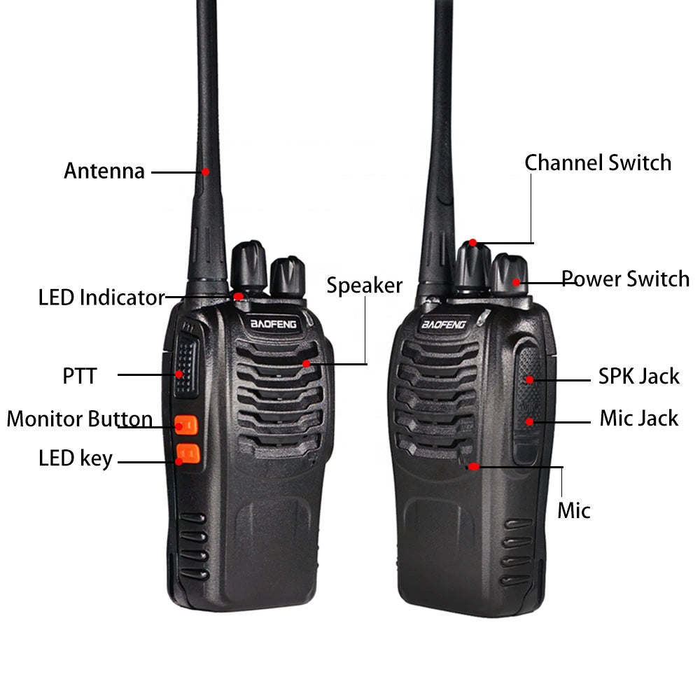 📡 Baofeng BF-888S Two-Way Radio Walkie Talkie 🎙️🔋