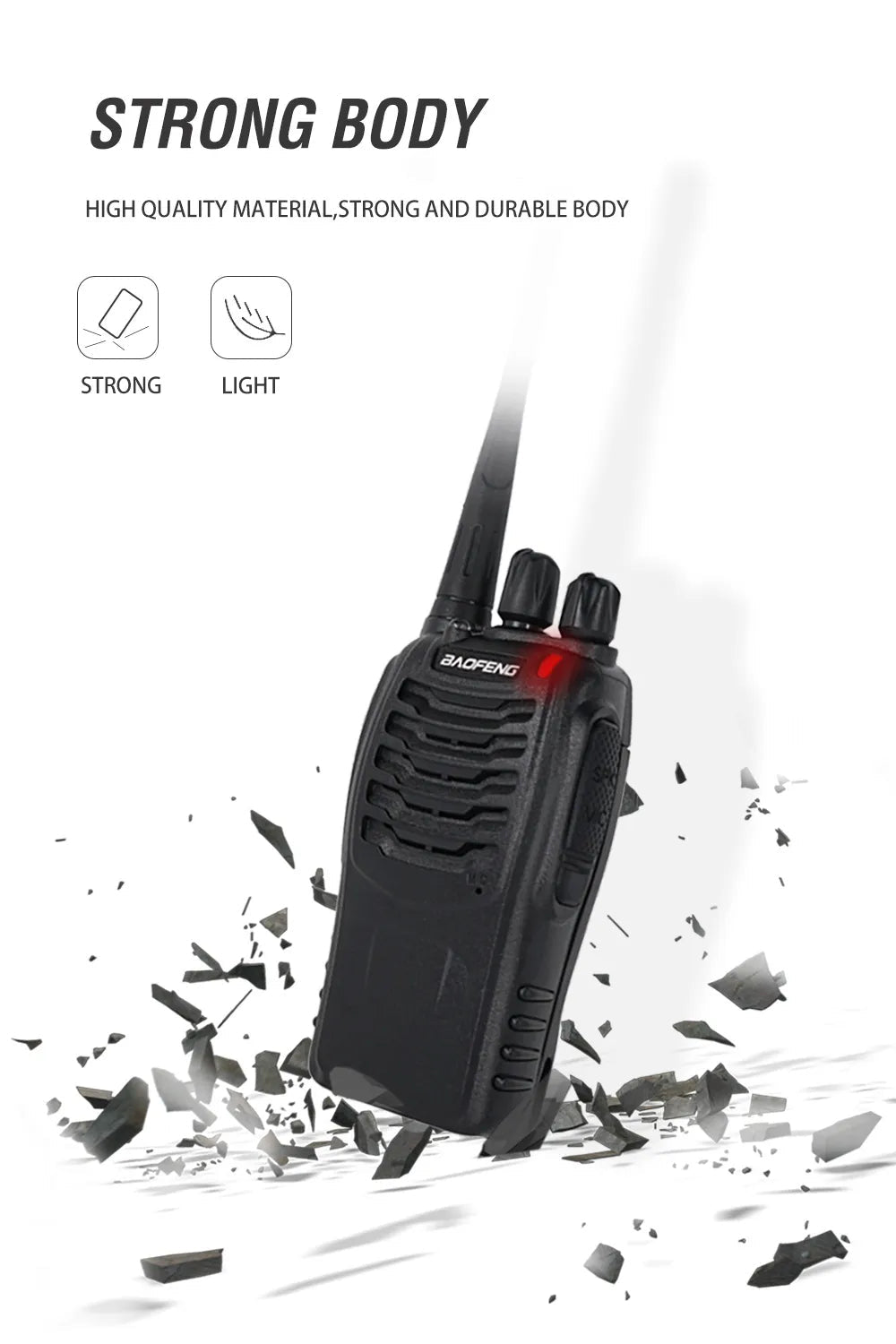 📡 Baofeng BF-888S Two-Way Radio Walkie Talkie 🎙️🔋