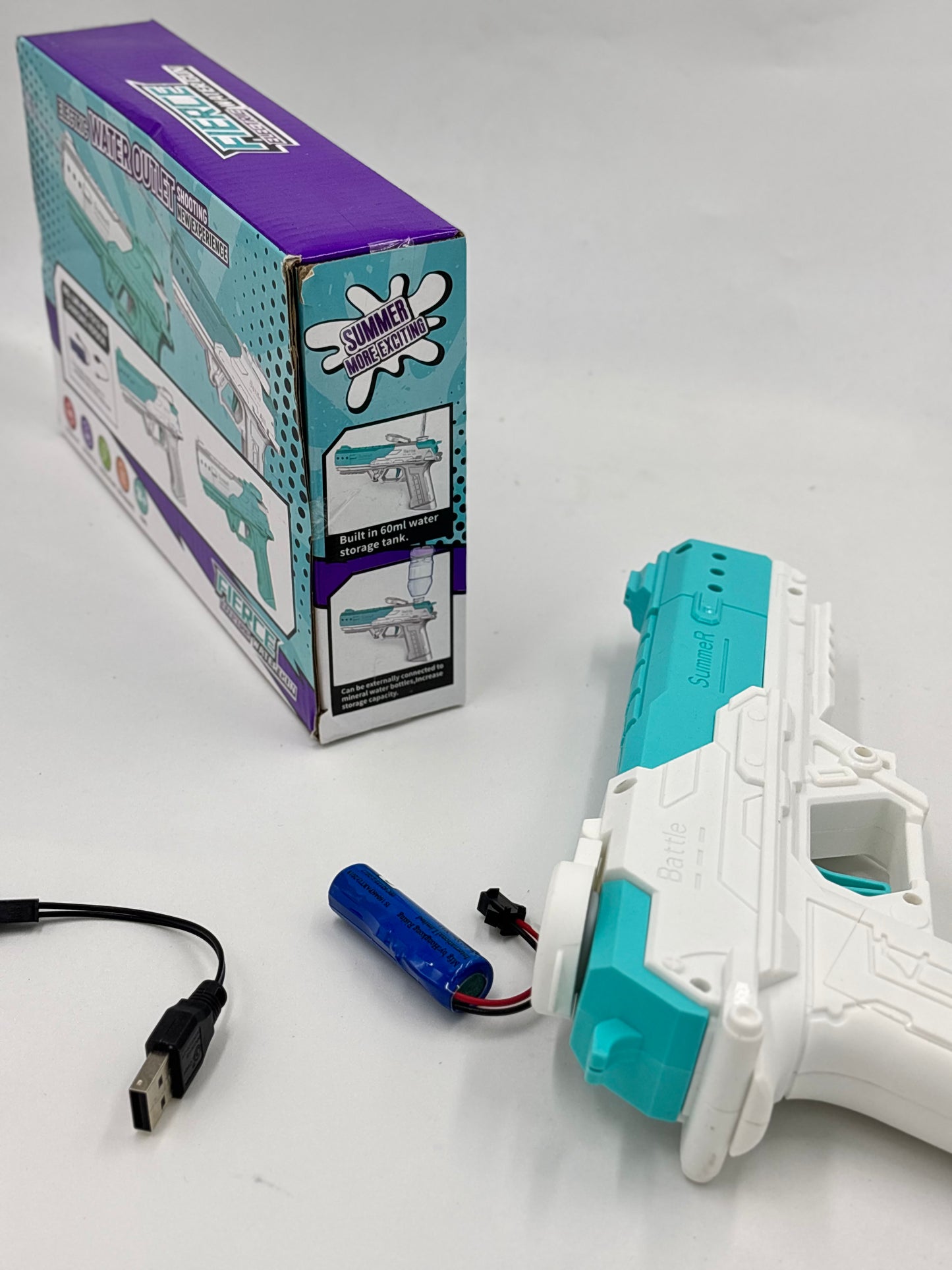 Electric Water Gun – Rechargeable Water Shooter for Summer Fun  🔫