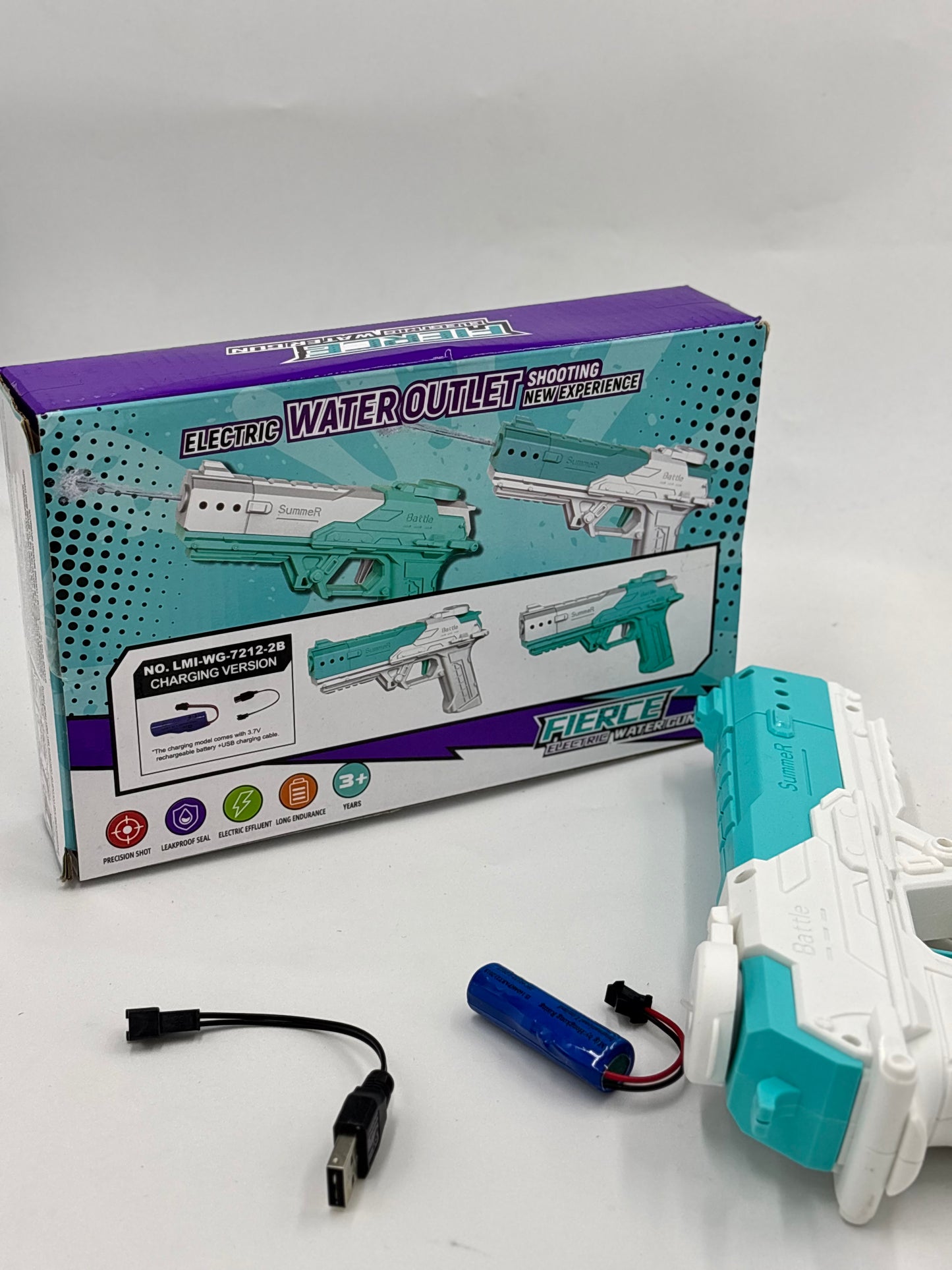 Electric Water Gun – Rechargeable Water Shooter for Summer Fun  🔫