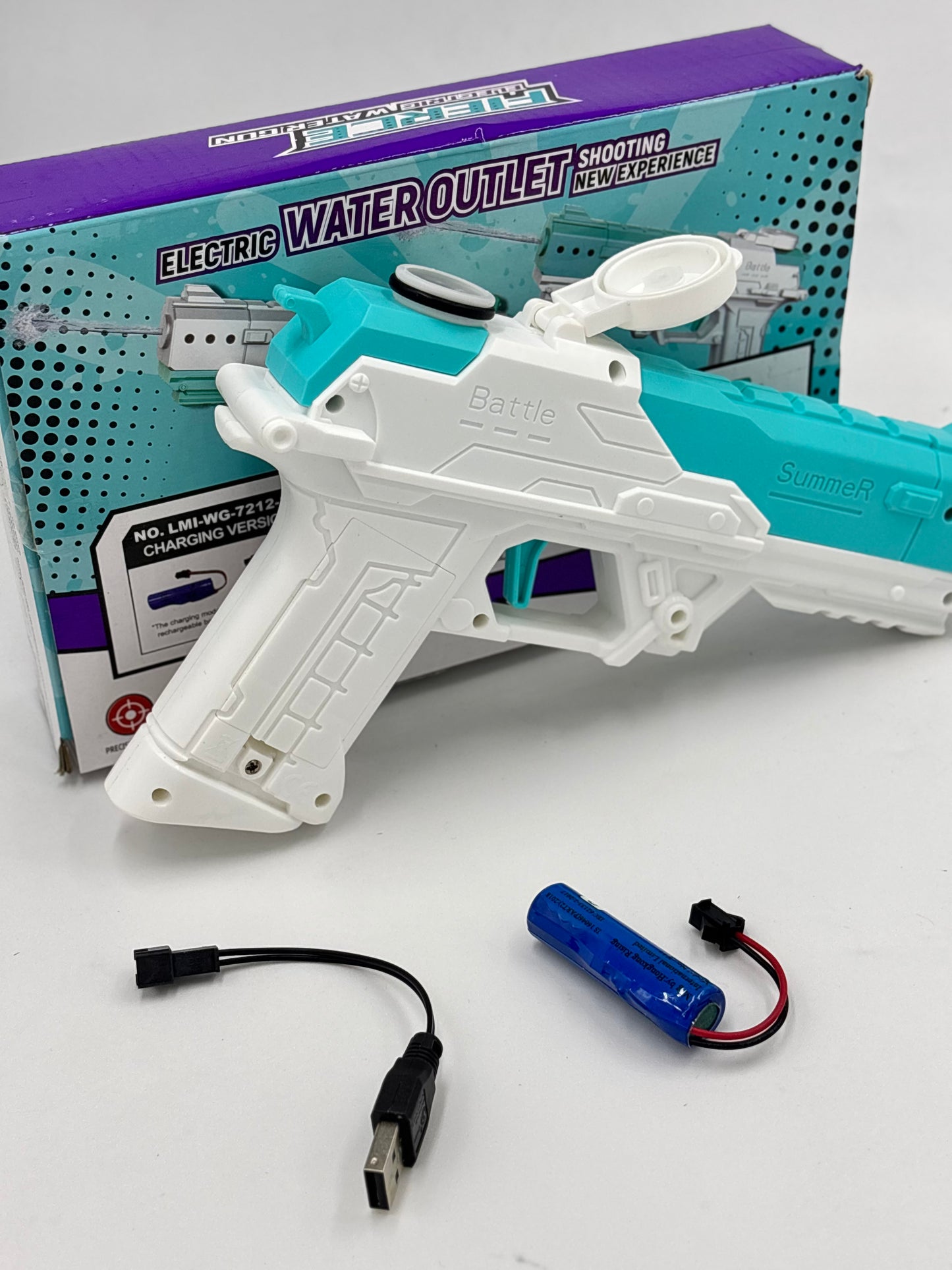 Electric Water Gun – Rechargeable Water Shooter for Summer Fun  🔫