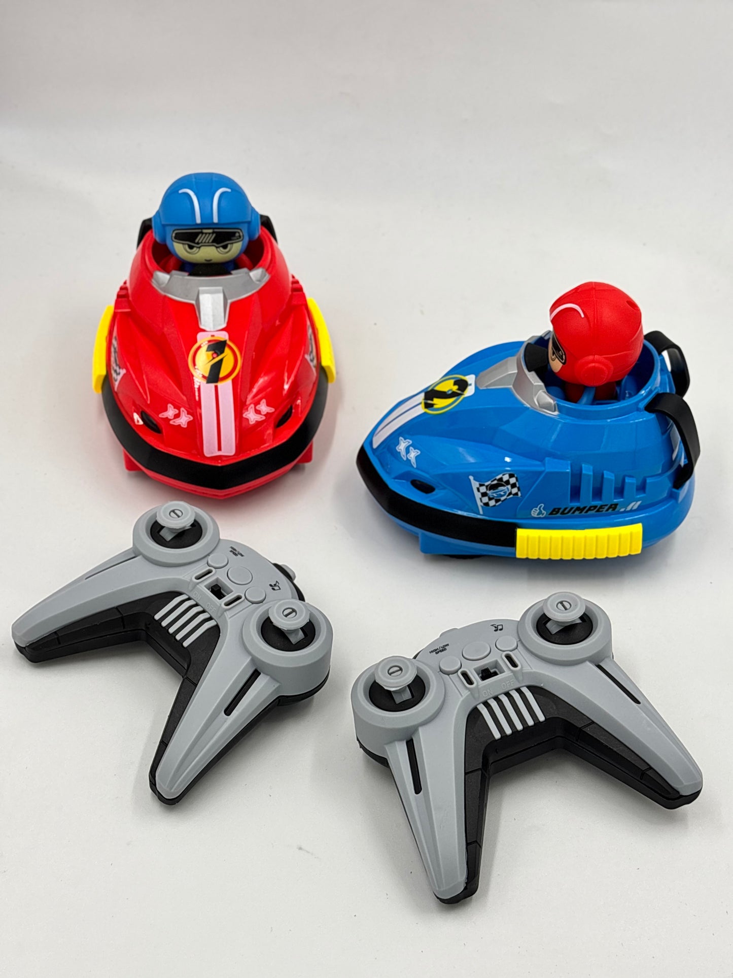 RC Go Kart Battle Game – 2 Player Bumper Car Set