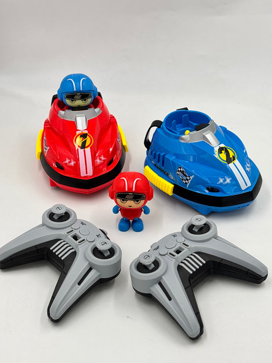 RC Go Kart Battle Game – 2 Player Bumper Car Set